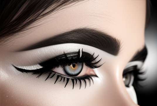 Eye Makeup: Mata Hazel;  Medium, Cool Skin;  Rambut Ringan